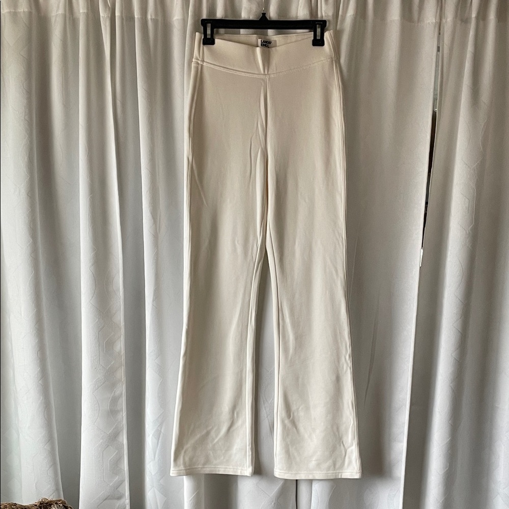 Lands' End Cream Boot Cut Women's Pants